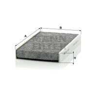 Фильтр салона MANN-FILTER CUK 1629